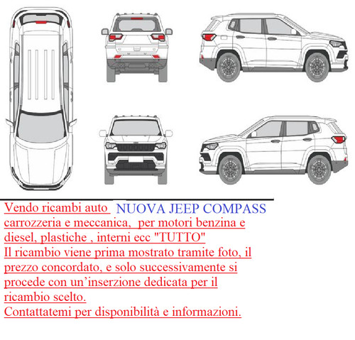 Ricambi jeep compass - jeep,